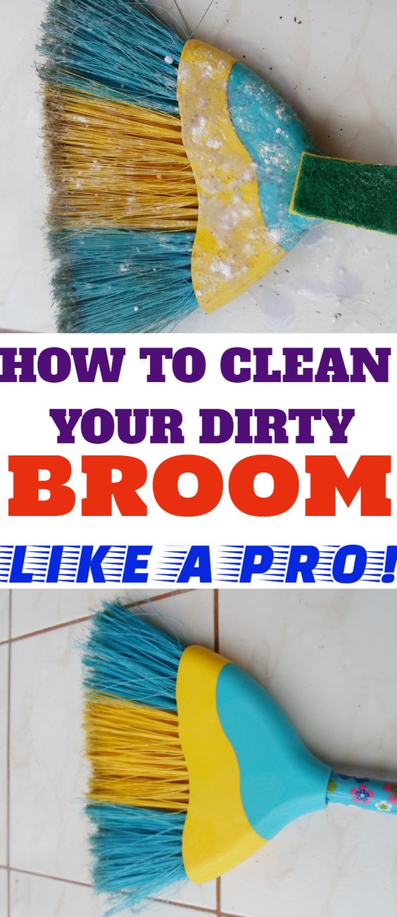 Use this simple but smart step to get your dirtiest broom clean in a jiffy! #broom #broomcleaning #broomcleaninghacks #cleaning #cleaningtips #cleaninghacks #howtoclean #hometips #homehacks #housekeeping #houskeepinghacks #hacks #lifehacks #tipsandtricks