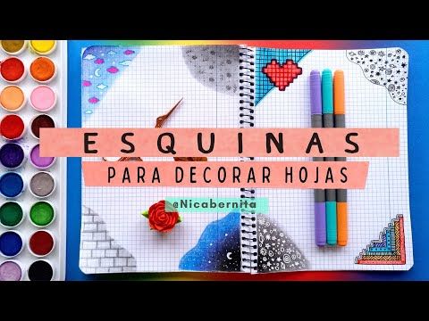 Esquinas Y Margenes Para Cuadernos 4 Ideas Para Decorar Hojas Blancas Apuntes Bonitos Y Tumbl Margenes Para Cuadernos Hoja En Blanco Diseno De Frontera