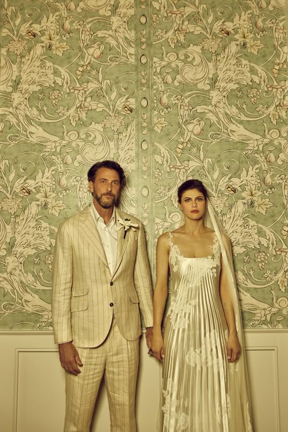 Alexandra Daddario Wore Danielle Frankel for Her Laid-Back Wedding in New Orleans