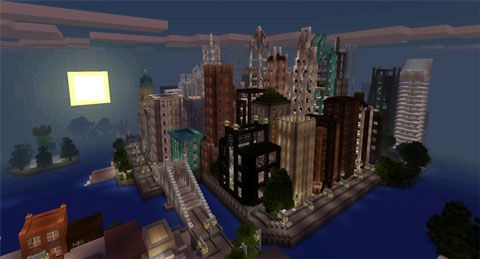 Mine York City [Creation] [Survival] Map For Minecraft PE 0.12.1.