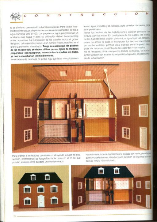 Casas De Muñecas Instruciones Y Planos Para Su Construcción Casas De Muñecas Planes De Casa De Muñecas Ideas De Casa De Muñecas