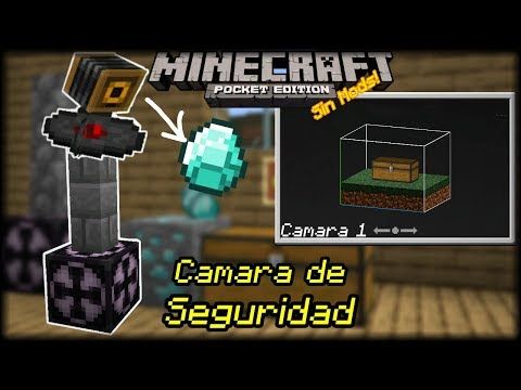Como Hacer Una Camara De Vigilancia Sin Mods Minecraft Pocket Edition Interfaz 3d Y Mas Lol Xd Yout Cámara De Vigilancia Minecraft Pocket Edition Minecraft