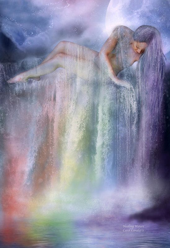 Healing Waters Art Print by Carol Cavalaris. All prints are professionally printed, packaged, and shipped within 3 - 4 business days. Choose from multiple sizes and hundreds of frame and mat options.