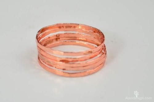 Pink Ring Thin Rose Ring Super Thin Rose Silver Stackable Ring s Stack Rings Rose Silver Ring Rose Colored Ring Pink Stacking Rings