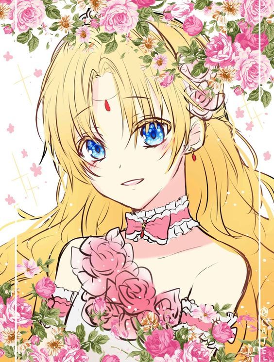 Co Dau Hồng Hoang Gia Muchacha De Arte Anime Dibujos Princesa De Anime