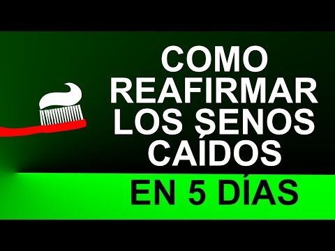 Como levantar mis senos caidos naturalmente