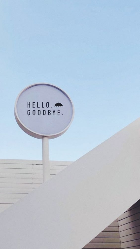 Hello and good bye | Minimalist wallpaper, Phone wallpaper, Scenery wallpaper