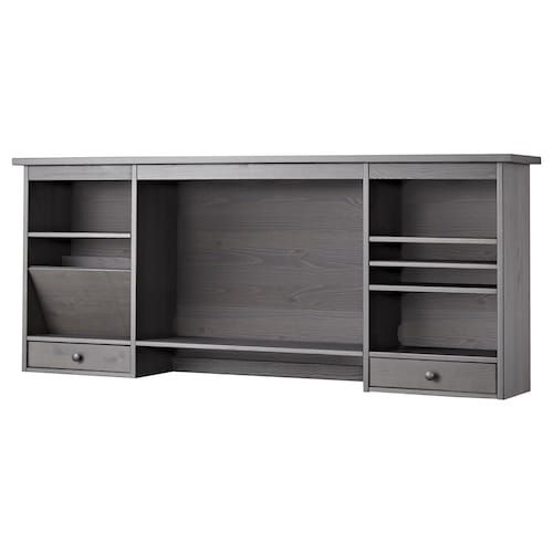 Hemnes Desk Gray Dark Gray Stained 61x25 5 8 Ikea In 2020 Hemnes Ikea Hemnes Desk Desk Light