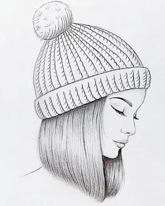 17 Cool Girl Drawing Ideas and References - Beautiful Dawn Designs