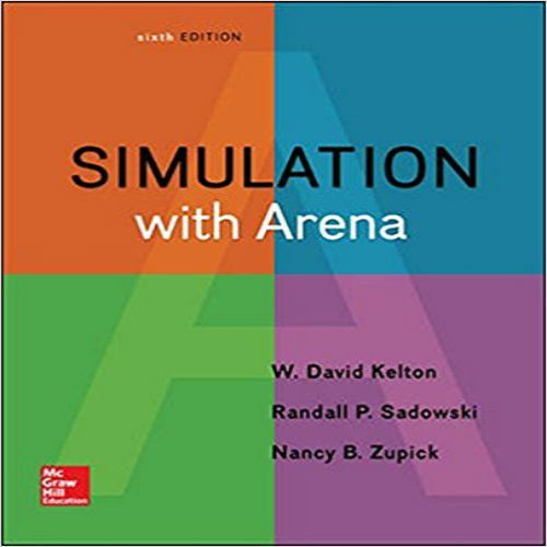 Solution Manual For Simulation With Arena 6th Edition By Kelton Sadowski Zupick Digitalcontentstores Simulation Solutions Industrial Engineering