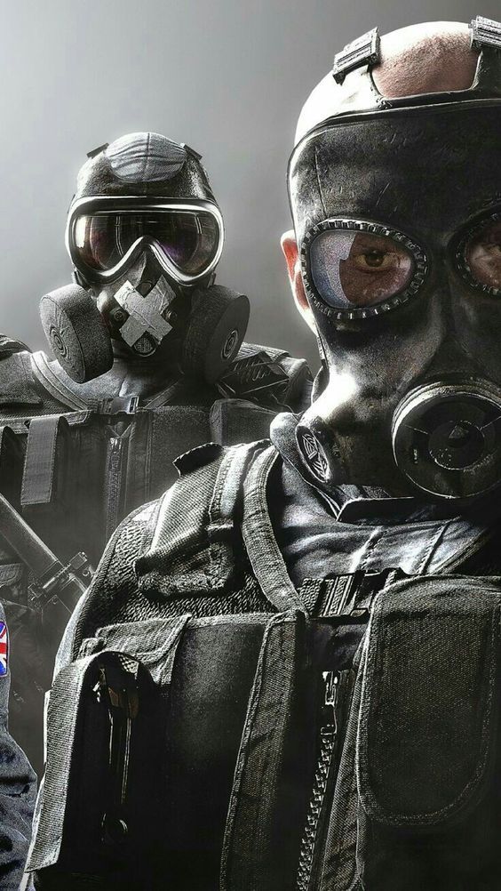 Sas Operative Mute Author Pakkudoodle Rainbow Six Siege Art