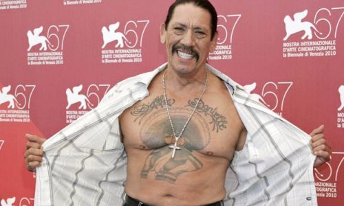 Danny Trejo Tattoo On Chest In 2020 Danny Trejo Tattoos Tattoo Designs