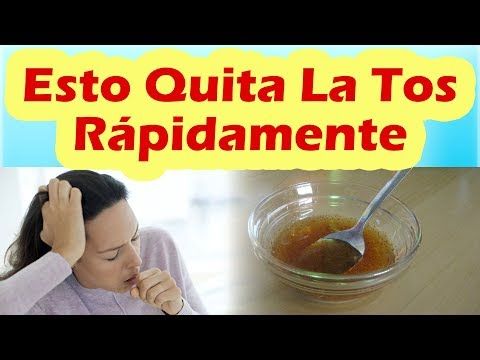 COMO QUITAR LA TOS RAPIDO Remedios Caseros Para La Tos Seca o No Seca Que  Verdaderamente Funcionan - YouT… | Quitar la tos, Como quitar la tos, Remedios  para la tos