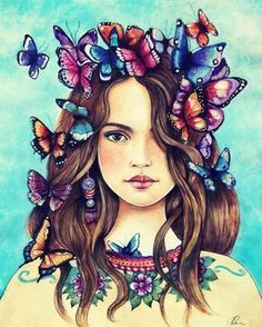 Mariposas en su mente.