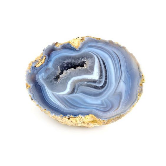 APATITE BLEUE (agate blue lace) - Bienfaits et Signification de la Pierre - Lithothérapie