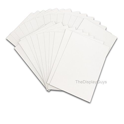 US Art Supply Art Mats Brand Premier Acid-Free Pre-Cut 8x10 Black Picture Mat Matte Face Frames Includes a Pack of 25 White Core Bevel Cut Matte Frames for 5x7 Photos