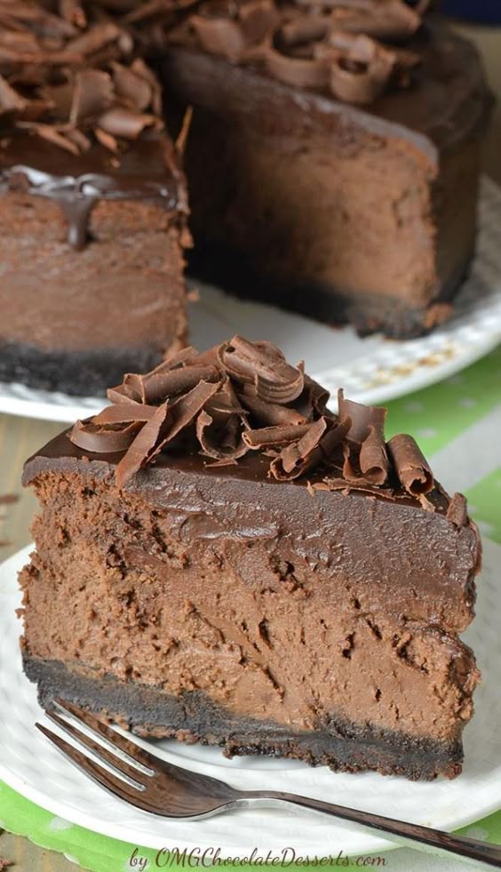 Čokoládový cheesecake