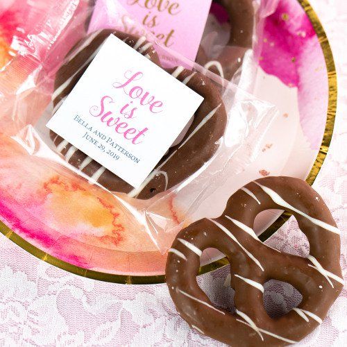 Wedding Party Personalised Belgian Chocolate star lollipop