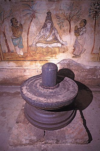 Of the three gods of the Hindu trinity, Shiva is the most commonly worshipped in India today, Vishnu being the second, and Brahma the third. The origins of Shiva are found in a pre-Aryan fertility god and also in a fierce deity of the Vedas called Rudra.