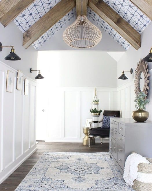 Inspiration Modern Farmhouse From A Mind Bending Renovation Brings House Renovation Projects Exposed Wood Wood Beams