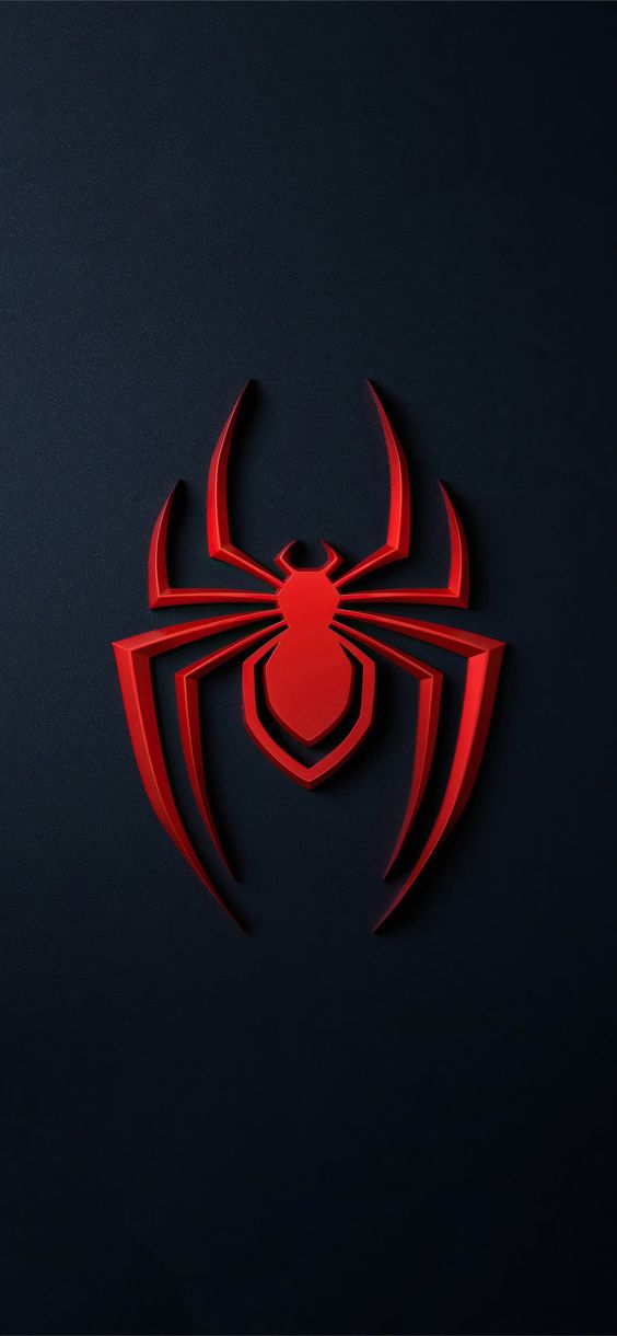 spider man miles morales logo 4k iPhone 12 Wallpapers