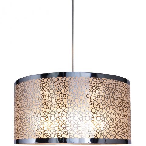 Nave 40cm Round Single Pendant A Drum Lighting Lamp Shade Light Drum Pendant Lighting Lamp, Chandelier With Individual Lamp Shades Uk
