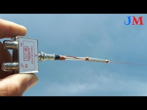Mega Antena Con Cable Coaxial Simple Fácil Y Rapida Jm Youtube Antenas Antenas Para Tv Antenas Para Tv Hd