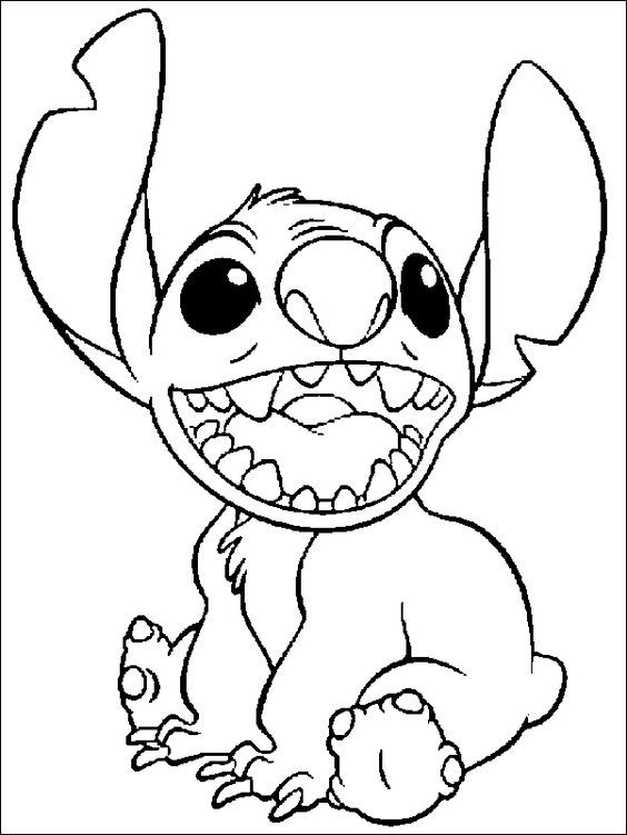 Coloriage Disney Stitch à Imprimer Gratuit pour Adultes et Enfants 