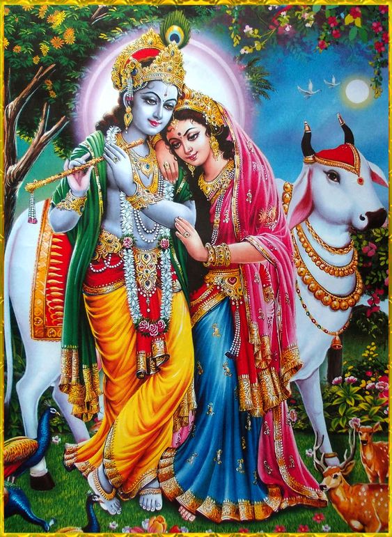 KRISHNA ART — ✨ RADHA GOVINDA ✨ http://careforcows.org/ Hare...