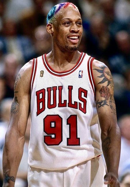 Dennis Rodman おしゃれまとめの人気アイデア Pinterest Juan Verdeblanco バスケットボール Nba プレーヤー シカゴブルズ