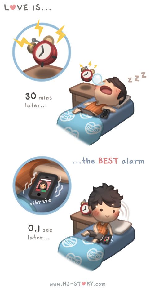Yup yup .... we can easily ignore the loudest alarm goes off, but that special ringtone from ur loved one can constantly wake u up with joy ;)