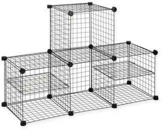 Bed Bath Beyond Grid Wire Modular Shelving And Storage Cubes