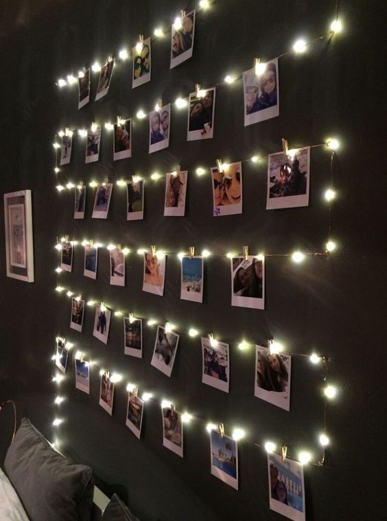 Dekorasi Dinding Dengan Foto Polaroid