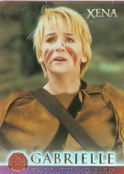 Xena Battling Bard G6 Season 4 and 5 Renee OConnor as Gabrielle insert card