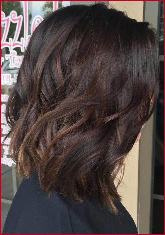 brown hair with caramel highlights