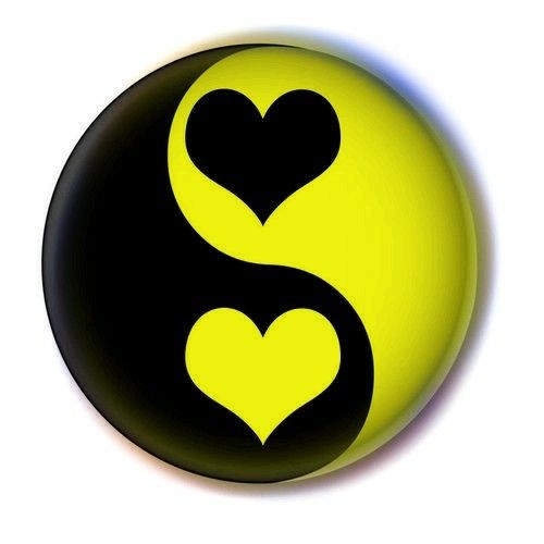 Yellow Heart Yin Yang Yellow Heart Yin Yang Favorite Color