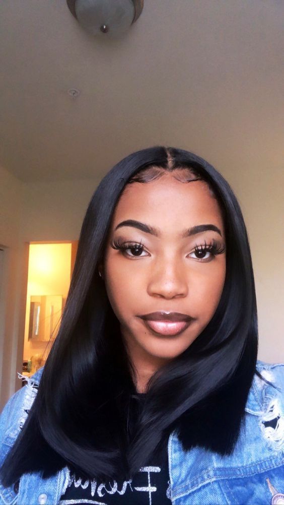 Long Straight Weave And Lace Wigs Hairstyles For Black Women How