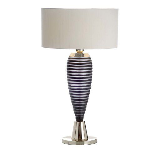 Black Striped Table Lamp Monochromatic Living Room Black Striped Table Lamp, Black And White Striped Table Lamp Shade