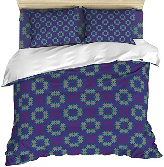 Our Dreams 4 Piece Cozy Duvet Cover Set Queen Size Tribal Pattern Breathable Bedding Sets With Quilt Cover Pillo Duvet Cover Sets Pillow Case Bed Bed Sheets