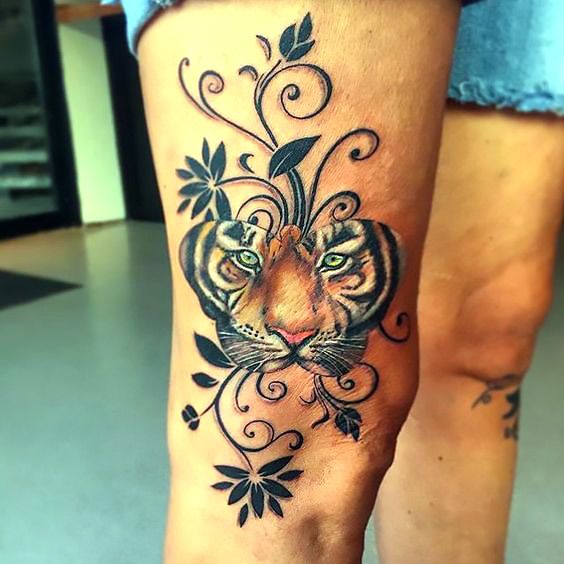 P This Tiger Butterfly Drawn Using A Potrait Design Show Half Face Of A Tiger From The Eyes T In 2020 Tiger Butterfly Tattoo Butterfly Tattoo Butterfly Tattoo Designs