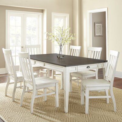 Highland Dunes Duclos 7 Piece Extendable Storage Table Dining Set Wayfair Room Sets Setting - Farmhouse Kitchen Table Sets Wayfair Highland Dunes Duclos 7 Piece Extendable Storage Table Dining Set Wayfair Room Sets Setting - Farmhouse Kitchen Table Sets Wayfair