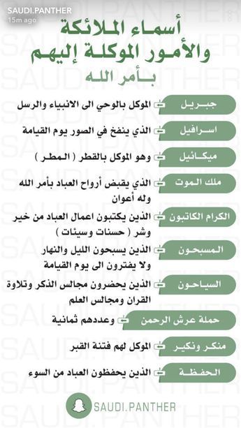أسماء الملائكة Recitation Du Coran Apprendre L Islam Paroles Religieuses