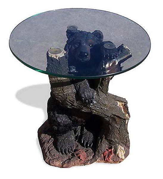 Black Bear Sculpture Accent Table In 2020 Sculptures Man Cave Decor - Glass Top Black Bear Coffee Table Black Bear Sculpture Accent Table In 2020 Sculptures Man Cave Decor - Glass Top Black Bear Coffee Table