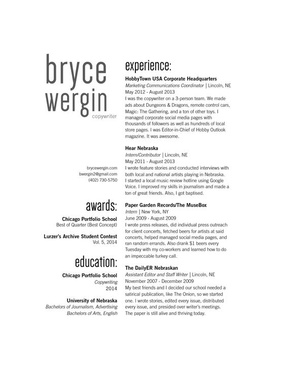 What you see is what you get - WYSISYG by createdbyme - copywriter advertising resume What you see is what you get - WYSISYG by createdbyme - copywriter advertising resume