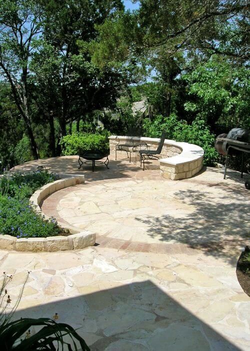 Fresh Backyard Landscaping Design Ideas On A Budget Frugal Living Garden Pavers Landscape Backyard Landscaping Garden Pavers, Patio Stone Austin Texas