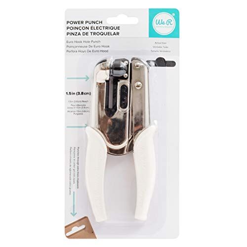 Talla /Única We R Memory Keepers Perforadora Power Punch Euro Hook