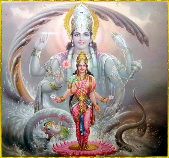 VISHNU ART — SHRI LAKSHMI DEVI ॐ