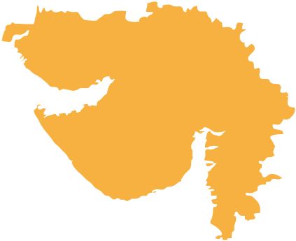 Retail Indian Power Bazaar - Gujarat Map Vector Free - (810x392) Png Clipart Download. ClipartMax.com