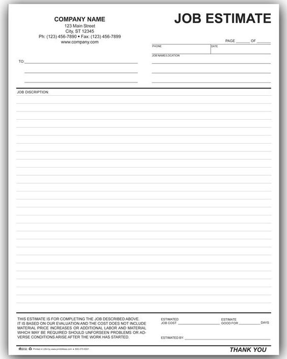 Write an Estimate Template - agreement for labour contract Write an Estimate Template - agreement for labour contract