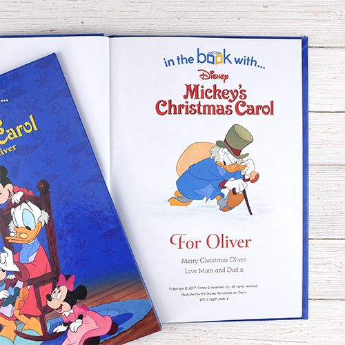 Disney Mickey S Christmas Carol Personalized Storybook With